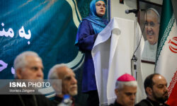 نشست خبری رهبران ادیان توحیدی به مناسبت تشییع پیکر...